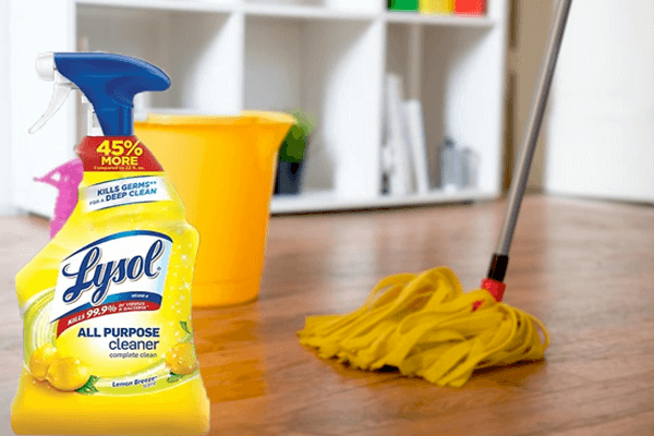 Can you use Lysol on laminate floors